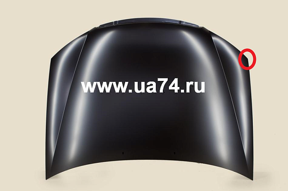 Капот Kia Cerato 2004-2009 (Тайвань / Залом уголка) Дисконт 20%
