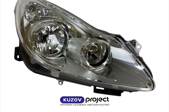 Фара правая под электрокорректор Opel Corsa (D) 2006-2011 (DEPO / Тайвань)